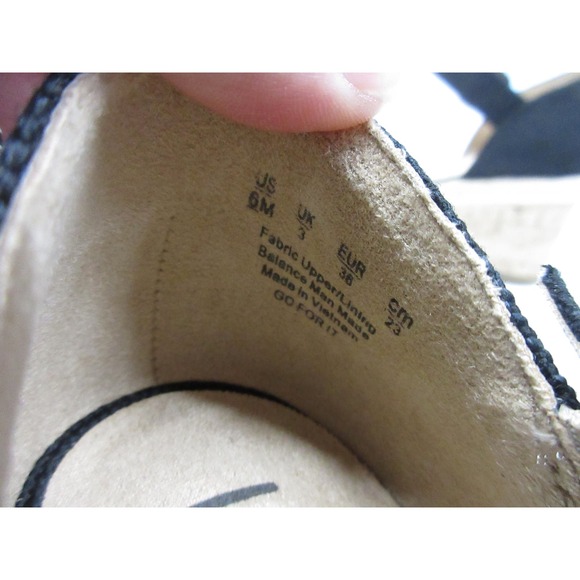 Life Stride Women's Go For It Wedge Sandal in Black, Size 6M (Like new) - Picture 4 of 5